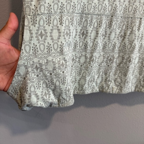 Toad & Co Ursa 3/4 Sleeve T-Shirt Top Kangaroo Pockets Organic Cotton Blend M - Picture 4 of 5